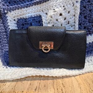Salvatore Ferragamo Gancini continental wallet